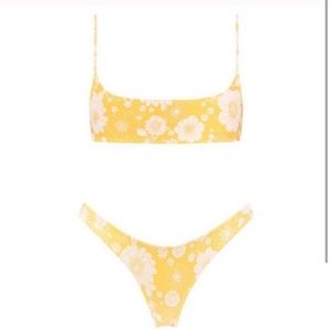 Yellow triangl bikini DONT BUY THIS IS RESERVED
